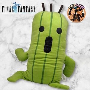 Square Enix Cactuar Plush Final Fantasy XV Large 18" Green Taito Prize 2018 Nerd